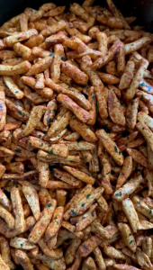 Basreng Stik Bumbu Basah Daun Jeruk Pedas 100 Gram