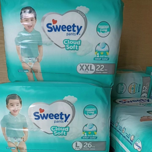 Sweety Silver Cloud Soft Pants Size M L XL XXL Popok Sekali Pakai Model Celana