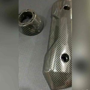 COVER KNALPOT ZOOMER CARBON + CORONG KNALPOT CARBON KARBON MATIK / END MUFFLER / ENDCUP MATIK MATIC UNIVERSAL