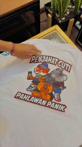 Kaos pasukan anti libur vol4 combed 24s