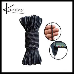 10 mét - Dây Dù thun tròn có phản quang 2.5mm co giãn 100% đàn hồi tốt ko nhão dùng cố định đồ vật thủ công