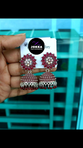 JOKKA Silver Jhumka/ Jhimki/ Earrings/ Accessories