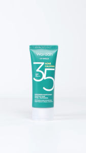 Wardah UV Shield Acne Calming Sunscreen Moisturizer SPF 35 PA+++ Sunscreen Kulit Berjerawat