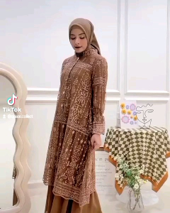 GAMIS PESTA AMEERA DRESS ROMPI LEPAS GAMIS PESTA MUSLIMAH MODERN DRESS PESTA BRUKAT