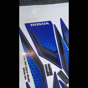 สติ๊กเกอร์แต่ง Wave 110i 2023 สีน้ำเงิน - สติ๊กเกอร์ 110i ทุนเวลา 2023 สีน้ำเงิน