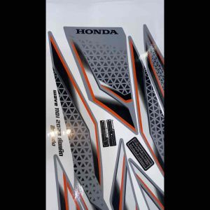 Wave 110i 2023 สติ๊กเกอร์แต่งเทา - สติ๊กเกอร์ เส้นสติ๊กเกอร์ รุคเส้นสติ๊กเกอร์ สีเทา