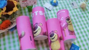 Lon Khăn Giấy Gấu Dâu LOTSO Mẫu mới nhất Siêu Hot - Khăn giấy có hình in Siêu Dễ Thương