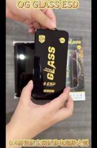 ฟิล์มกระจกเต็มจอ OG HD สำหรับ Iphone (i17 i16 i15 อื่นๆ) ติดง่าย ไร้รอยนิ้ว ทนทาน คุ้มค่า พร้อมส่ง!!!