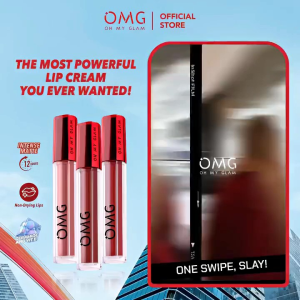 OMG Oh My Glam mattelast lip cream Formula lembabkan bibir 2.9g