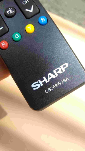 persamaan pengganti remot remote tv Sharp GB289WJSA