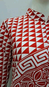 tunik batik merah putih by clothinid s m l xl xxl 3xl