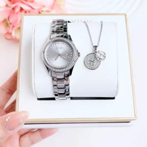 ĐỒNG HỒ NỮ CHÍNH HÃNG CITIZEN FE1140-86H Eco Drive White Dial Swarovski Size 29mm WR 5ATM