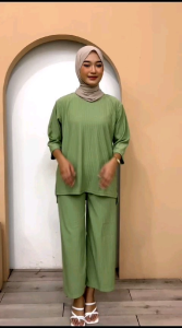 setelan knit hornet premium