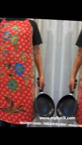 Limited Batik Print for Batik Apron! best gift for Cooking adults. Ready Stock
