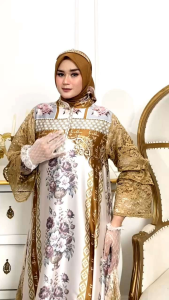 gamis set jilbab segiempat risafa ralaya salmea Najmi lavatera by soekha