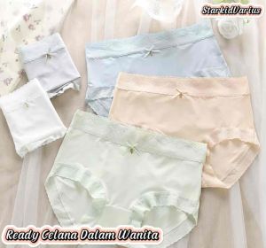 PAKET PROMO BELI 1 DAPAT 5 Pcs Celana Wanita Dalam / Celana Wanita Dalam 3 Ukuran Dan 5 Warna / Celana Wanita Dalam Beli 1 Dapat 5