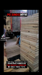 Triplek Untuk Box Speaker Tebal 18 mm 46 x 46 Lubang Tengah 7 inch