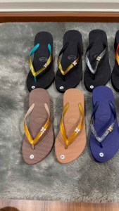 Sandal Cowie Wanita  - Sandal Jepit Gliter Wedges 6cm Cewek Size 36-40