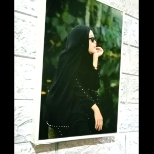 Sehari Jadi Cetak Foto Sudah Di Bingkai Custom Nama + Ucapan (Desain Suka-Suka)