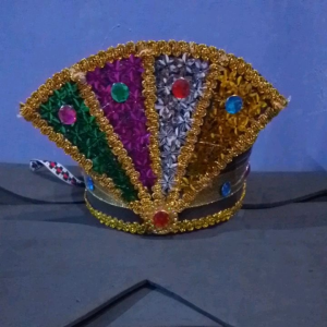 mahkota adat tari saman/tari aceh/hiasan kepala/asessoris karnaval tradisional