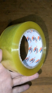 Lakban Kuning Bening Murah: 1 Roll Isi 6 Pcs