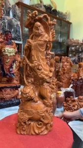 Tượng Đạt Ma phong thủy mang ý nghĩa trấn trạch trừ tà và mang lại may mắn 2 kích thước