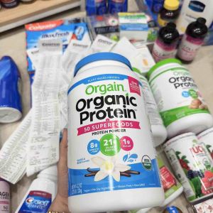 [ĐỦ BILL STORE + AIR] Bột Protein hữu cơ Orgain Organic Protein & Superfoods hương Vani 1.22kg