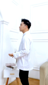 Baju Koko Haibah Exsklusive Saku Samping Koko Habaib Model Ammu Ibrahim {TERLARIS} Baju Muslim Koko Kokoh Habib Haibah Habib Polos Saku samping