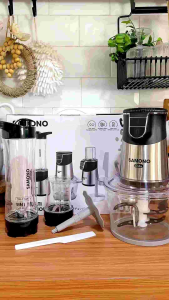 Magic Chopper Samono 5in1 Multi Food Chopper Low Watt Penggiling Daging SW-CS400 Garansi Resmi