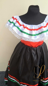 United Nation Costume for kids Girl - Puerto Rico 🇵🇷 - Brazil 🇧🇷 - Panama 🇵🇦 - Mexico 🇲🇽