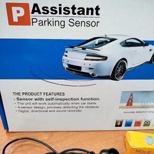 Car Parking Sensor Auto Parktronic Reverse LED Monitor 4 Sensors Radar Detector System Backlight Display