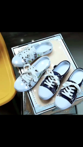 sepatu sandal wanita import terbaruflat shoes trendy kekinian