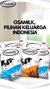 Susu sapi Osamilk 500gr BPOM Bubuk susu sapi rasa Coklat