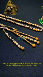Tasbih Batu Kahroman Batu Amber Impor Mesir