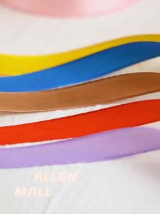 (3/8 x 25Yards/roll) 1cm Satin Ribbon For Gift WrappingHair BowsWreath Wedding Party Decoration