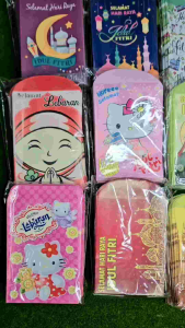 IVSHOP - Amplop Lebaran Idul Fitri Grosir Ampau Lebaran Amplop THR Amplop Lebaran Hari Raya Motif Karakter Ukuran Kecil M Uang di Lipat
