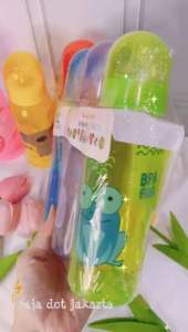 Paket botol 3pc KINAWA 250ml / dot bayi botol bayi bpa free warna cewe cowo.