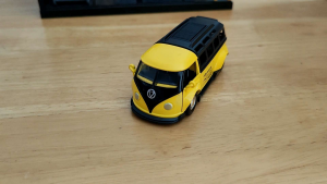 โมเดลรถตู้ Bus scale 1/36 รถเหล็ก ไม่มีกล่อง มีลาน เปิดประตูได้ รถคลาสสิค