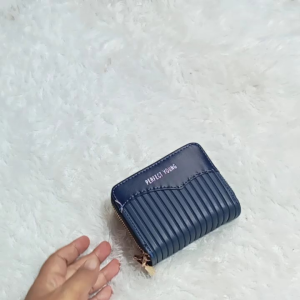dompet kartu dua resleting salur