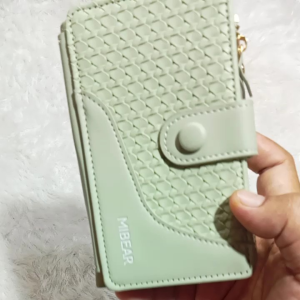 dompet medium lipat resleting polos