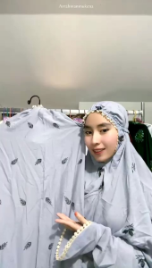 MUKENA DEWASA TERUSAN BAHAN RAYON PREMIUM SIZE JUMBO