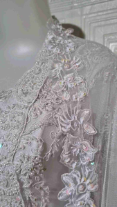 Set Kebaya Akad Nikah & Kebaya Kutubaru Putih Bisa COD