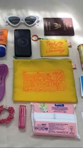 Duo journey set yellow color กระเป๋าจัดสรรของ