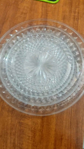 Đĩa phíp kim cương màu trong suốt kích thước đường kính 20 cm 25 cm 30 cm hàng Cao cấp Hokori
