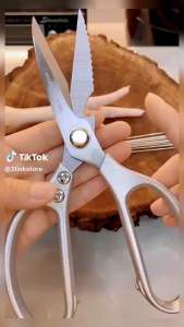 (BISA COD) PROMO Gunting Dapur Jepang Serbaguna / Gunting Stainless Steel / Gunting Daging / Meat Bone Fish Cutting Scissors / Alat Potong / Gunting Super Tajam