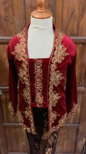 Atasan Kebaya Bludru Kutubaru Klabang Anak Gunungan