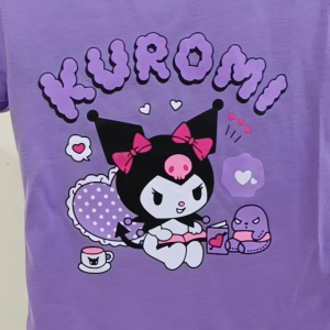 Kaos Anak Perempuan Usia 1-12 Tahun Motif Kuromi & Baju Anak Gambar Kuromi Terbaru
