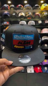 Topi Motorcross KTM Gasgas Motorex Motopass Snapback Jaring Poliester