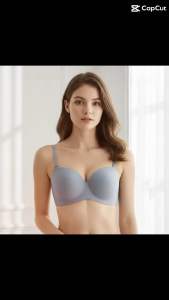 Seamless Push-up bra The half-cup style size 34-38  cotton