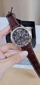 ĐỒNG HỒ NAM CHÍNH HÃNG Citizen BL8160-07X Eco-Drive Chronograph Sapphire Perpetual Calendar Brown Leather For Men
